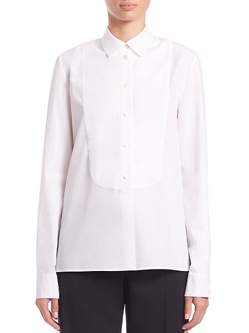 Stella McCartney - Lisa Poplin Tuxedo Shirt