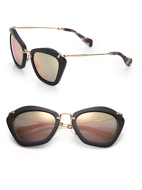 Miu Miu - 55MM Modified Cat Eye Sunglasses