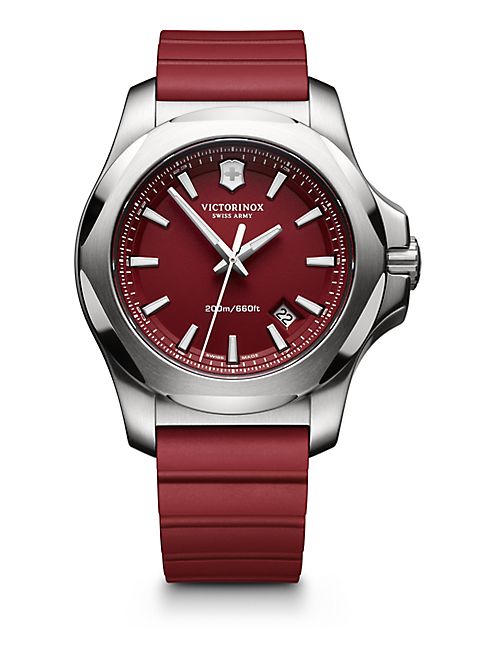 Victorinox Swiss Army - Maverick Inox Stainless Steel & Rubber Watch