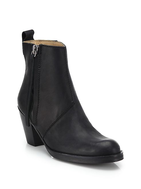 Acne Studios - Pistol Leather Ankle Boots