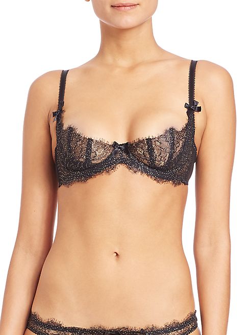 L'Agent by Agent Provocateur - Grace Fringed Lace Demi Bra