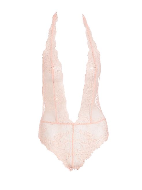 L'Agent by Agent Provocateur - Lace Halter Bodysuit