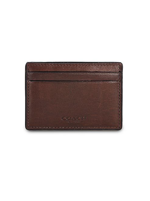 COACH - Leather Money Clip