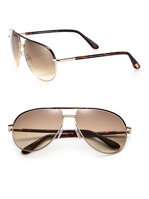 Tom Ford Eyewear - Cole 61MM Aviator Sunglasses