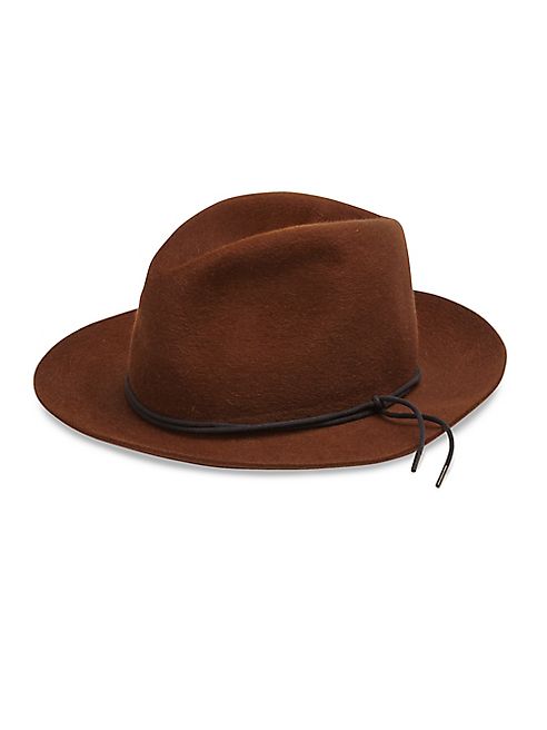 Barbisio - Felted Rabbit Wide-Brim Fedora