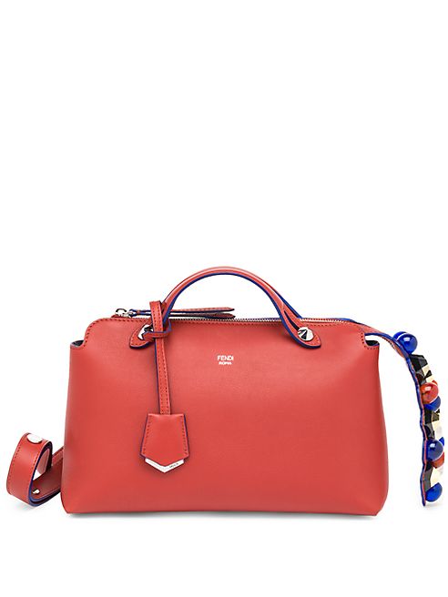 Fendi - By The Way Small Studded Leather Satchel