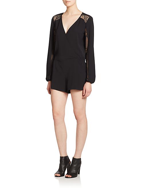 Parker - Ross Mesh-Panel Short Jumpsuit