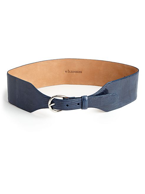 W. Kleinberg - Lizard Leather Belt