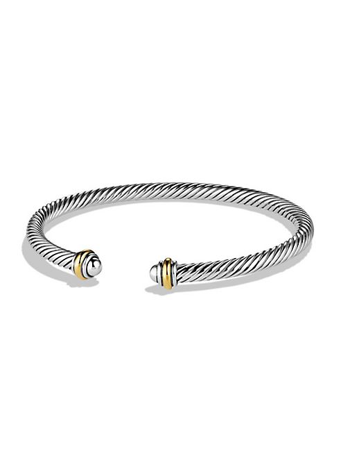 David Yurman - Cable Classics Bracelet with Gold