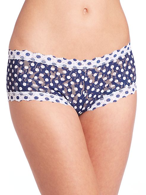 Hanky Panky - Polka Dot Lace Boyshorts