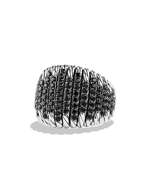 David Yurman - Tempo Ring with Black Spinel