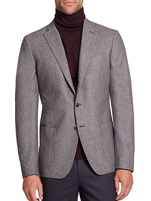 Saks Fifth Avenue Collection - Printed Wool Sportcoat