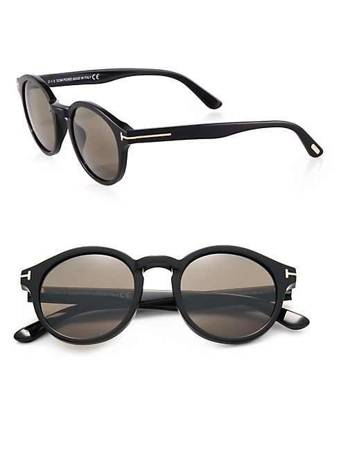 Tom Ford Eyewear - Lucho Round 49MM Sunglasses