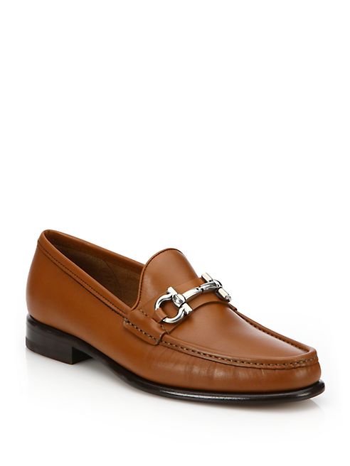 Salvatore Ferragamo - Mason Leather Bit Loafers