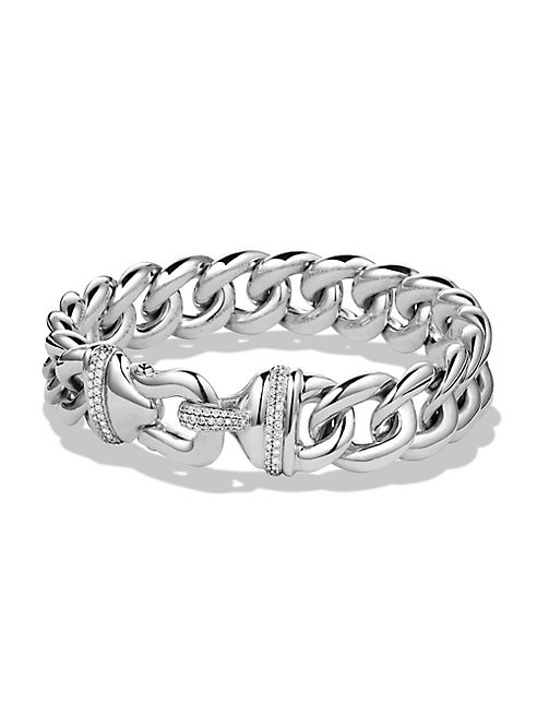 David Yurman - Cable Buckle Bracelet with Diamonds