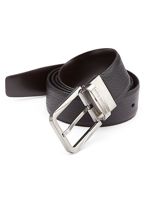 Ermenegildo Zegna - Pebble Leather Belt