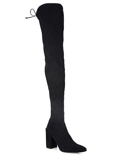 Stuart Weitzman - Alllegs Ultrastretch Suede Thigh-High Boots