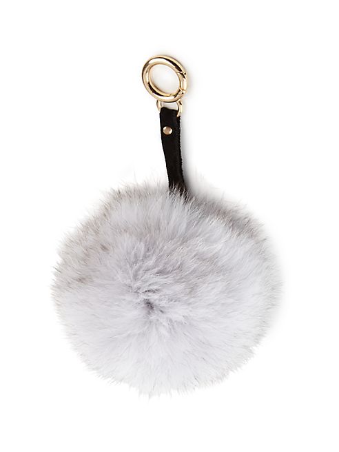 Adrienne Landau - Fox Fur Pom-Pom Keychain