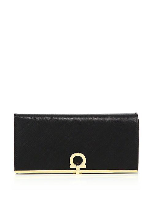 Salvatore Ferragamo - Saffiano Leather Continental Wallet