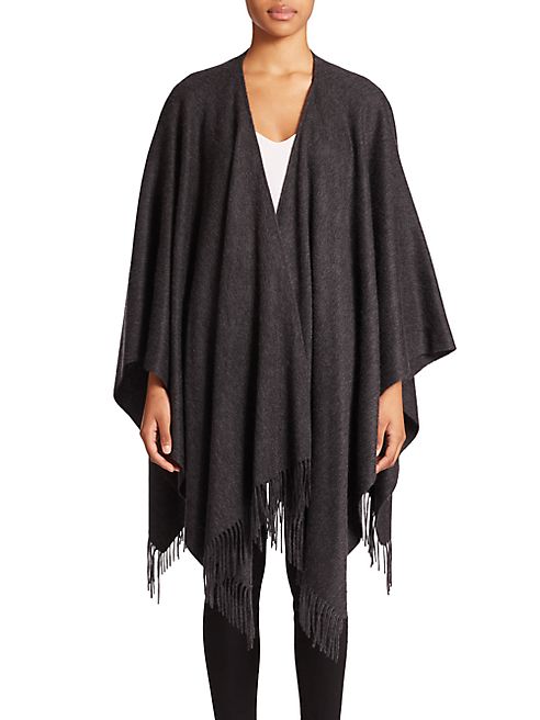 Sofia Cashmere - Fringed Cashmere Cape