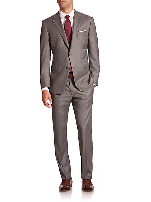 Saks Fifth Avenue Collection - Samuelsohn TexturedWool Suit