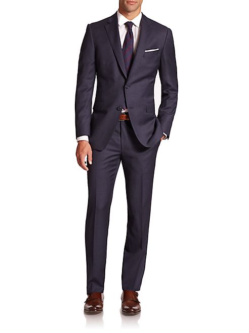 Saks Fifth Avenue Collection - Samuelsohn Tonal Plaid Wool Suit