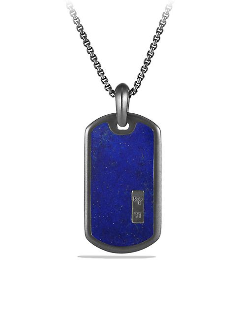 David Yurman - Lapis Lazuli Tag Necklace