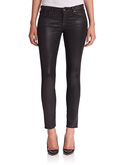 AG - The Leatherette Legging Ankle Jeans