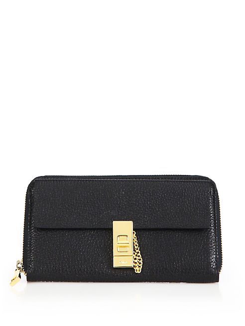 Chloé - Drew Long Leather Zip Wallet