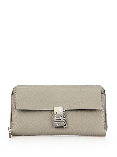 Chloé - Drew Long Leather Zip Wallet