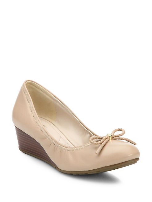 Cole Haan - Tali Grand Leather Wedge Pumps