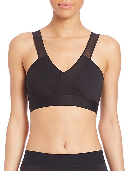 Heroine Sport - Jersey Mesh-Detail Bra