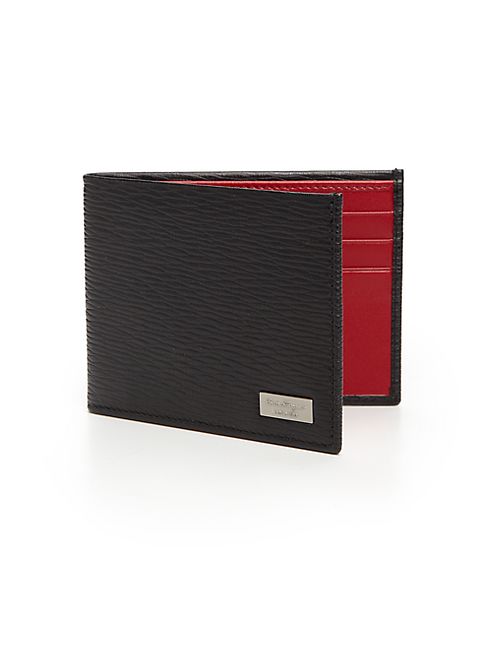 Salvatore Ferragamo - Two-Tone Leather Billfold Wallet