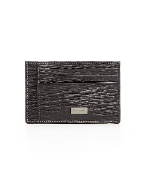 Salvatore Ferragamo - Embossed Leather Card Case