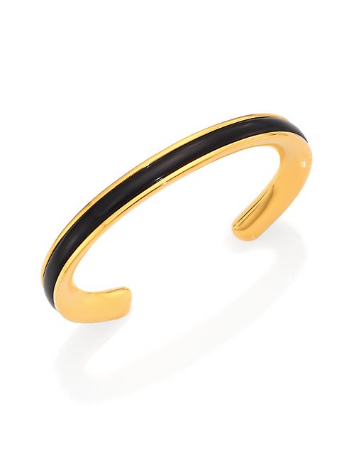 Maiyet - Signature Black Horn Skinny Cuff Bracelet