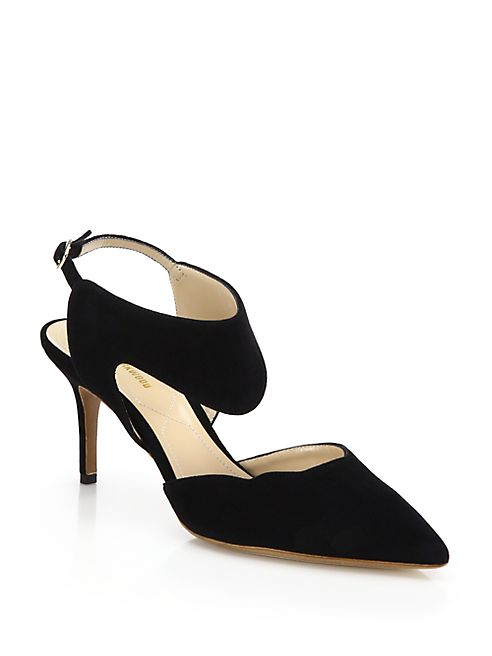 Nicholas Kirkwood - Leda Suede Slingback Pumps