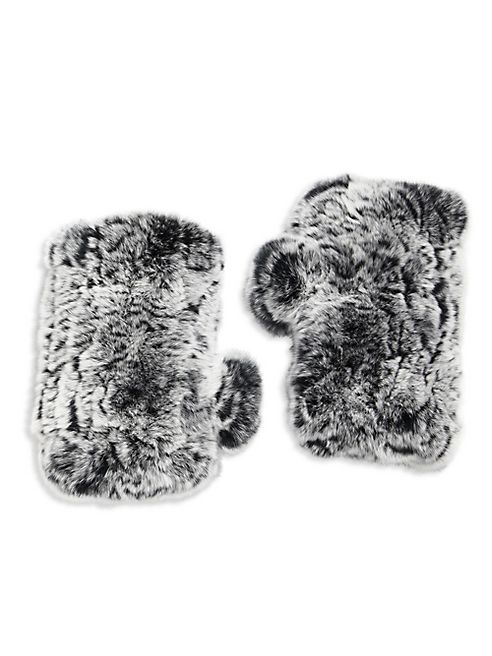 Surell - Rabbit Fur Texting Gloves