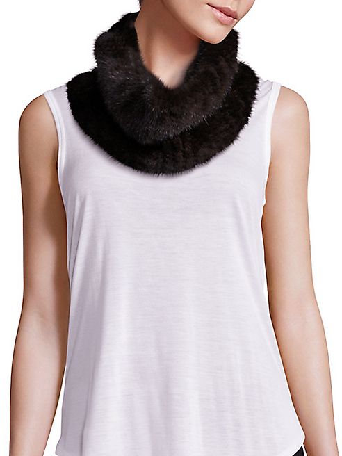 Surell - Mink Infinity Scarf