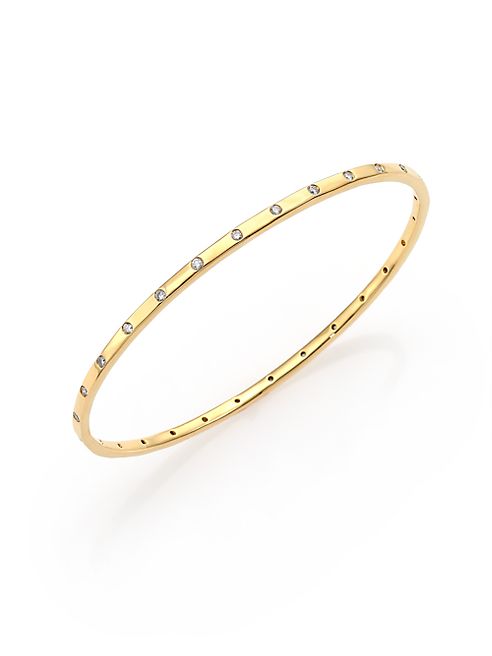 IPPOLITA - Glamazon Stardust Diamond & 18K Yellow Gold Bangle Bracelet