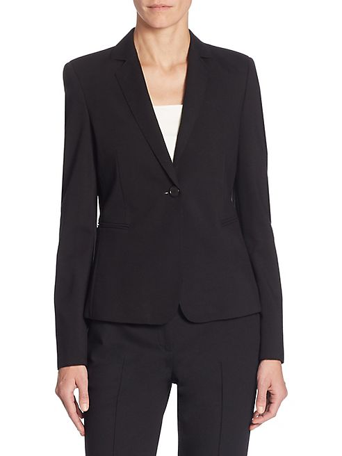 Akris punto - Elements Jersey One-Button Blazer