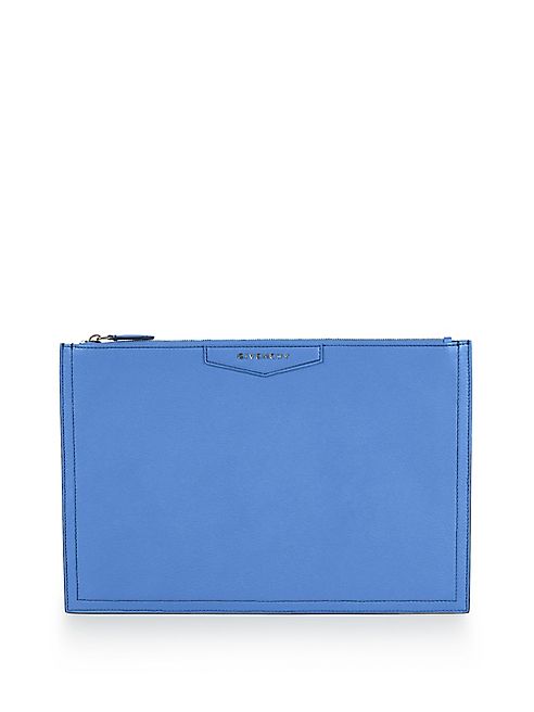 Givenchy - Antigona Leather Zip Pouch