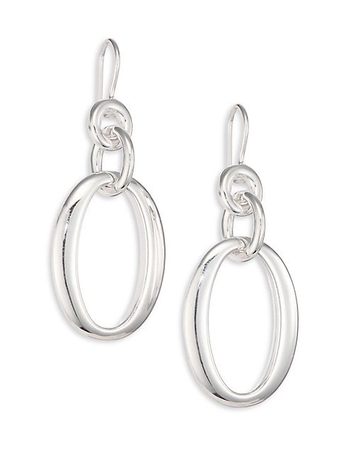 IPPOLITA - Glamazon Sterling Silver Oval Link Drop Earrings