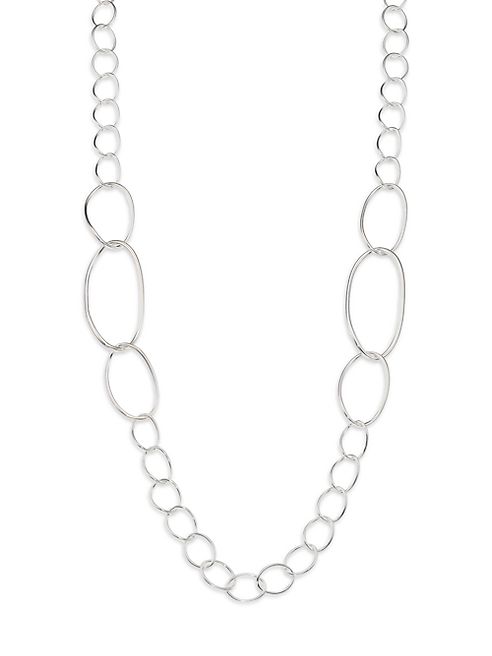 IPPOLITA - Glamazon Sterling Silver Twisted Oval Link Necklace