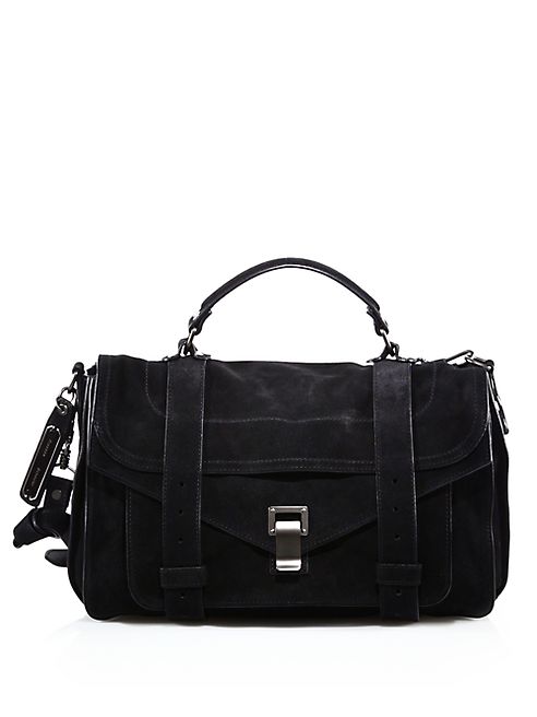 Proenza Schouler - PS1 Medium Suede Satchel