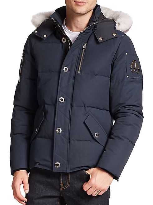 Moose Knuckles - 3Q Fur-Trimmed Puffer Jacket