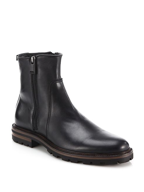 Aquatalia - Jared Leather Ankle Boots