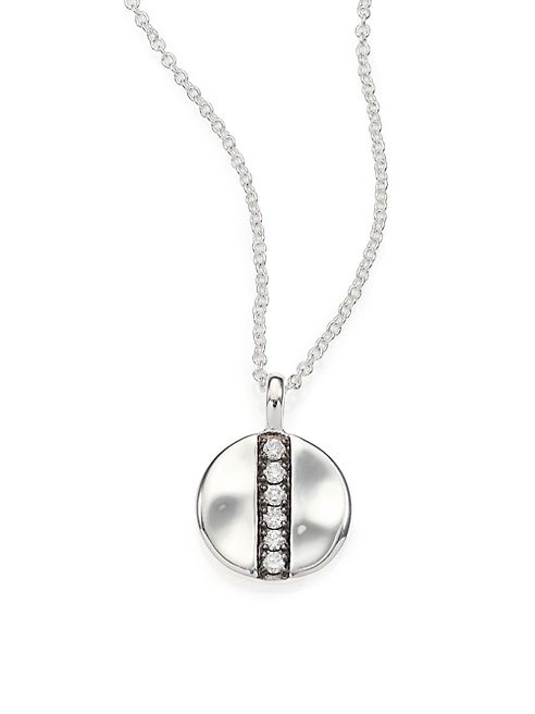 IPPOLITA - Glamazon Stardust Diamond & Sterling Silver Mini Disc Pendant Necklace