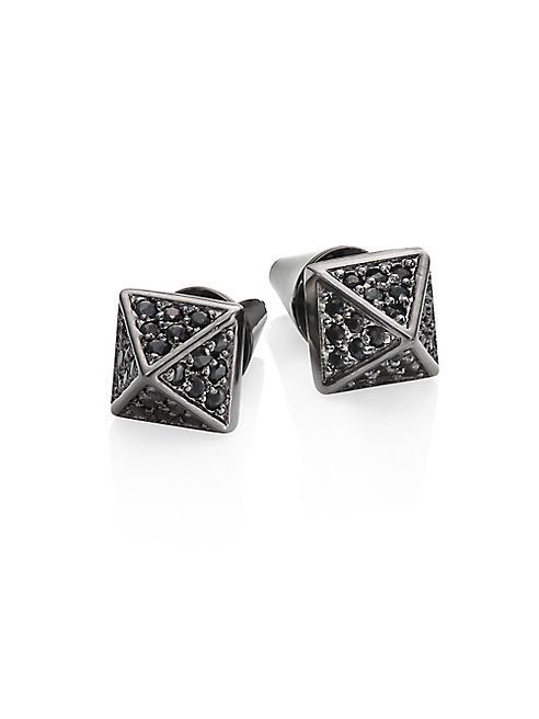 Eddie Borgo - Pavé Pyramid Stud Earrings