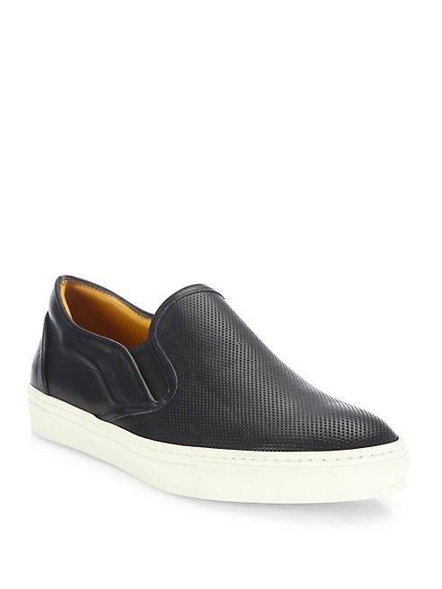 Saks Fifth Avenue Collection - Leather Slip-On Sneakers