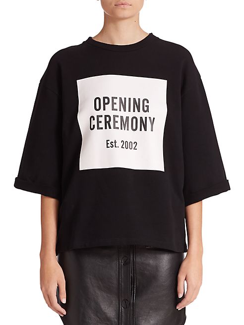 Opening Ceremony - Logo Cut-Off Sweat Tee